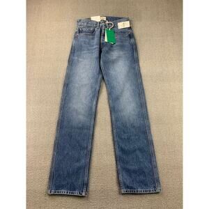 DL1961 Jeans Women 23 Blue Romie Straight Mid Rise Straight Leg Endless Sea NWT